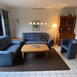 Gemuetliche Sitzecke in VZ919 Ferienhaus in Retranchement, perfekt fuer Gemuetlichkeit in Zeeland.