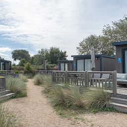 Surroundings of Hotelchalet Westerduin, Ouddorp with hiking trails and natural vegetation in South Holland.