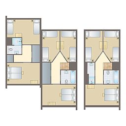 Unterkunft 670877 - Bungalow Groene hart - De Reeuwijkse Plassen | 20-persoons waterwoning - Wijk en Wo