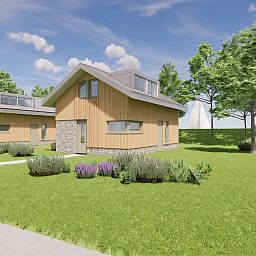 Detached house in Warmond, vacation home in the Green Heart of South Holland, surrounded by nature with a modern look.