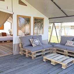Guest house 690105 - Tent house Voorne Putten/Hoekse waard - Safaritent Lodge (inclusief ontbijt)