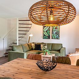 Stylish living room with modern furnishings in Holiday home Citta Romana, Hellevoetsluis, South Holland.