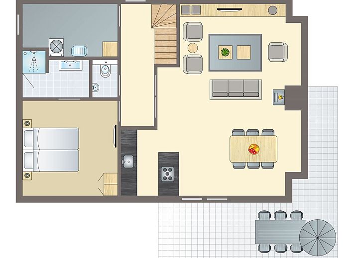 Guest house 010108 • Bungalow Texel • Sluftervallei | 6-persoons bungalow | 6EL