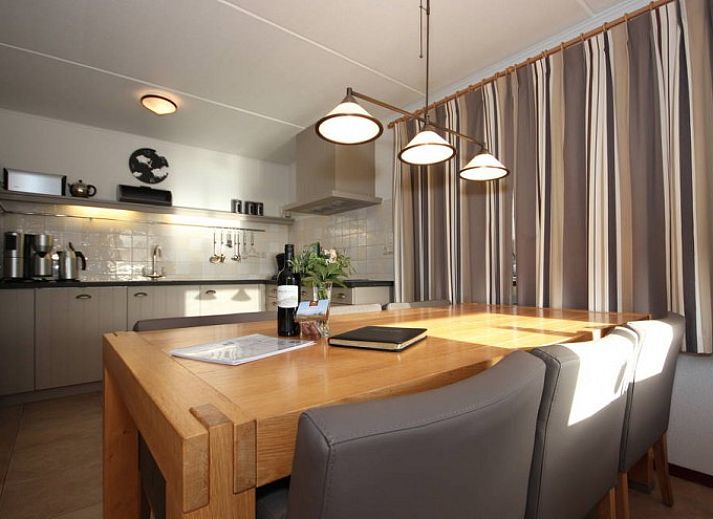 Luxurioese rollstuhlgerechte Villa fuer 6 Personen mit Reetdach in De Cocksdorp, Texel, Watteninseln, umgeben von Natur.