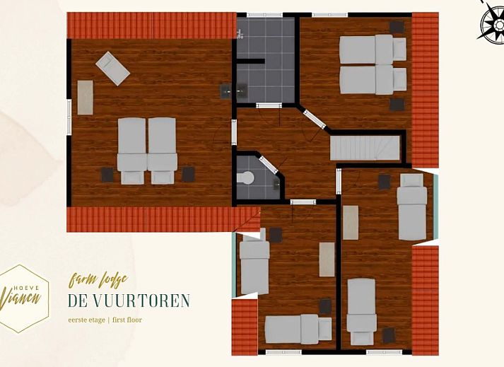 Moderne Kuechengeraete in Unique 10 pers. Bauernhof Lodge De Vuurtoren in 'Hoeve Vianen', Ferienhaus in De Cocksdorp, Texel.