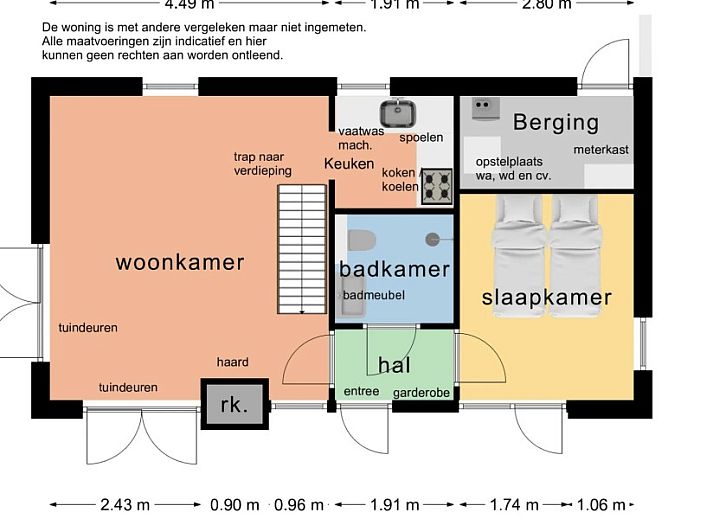 Stijlvolle woonkamer van TXL Huisje 299 in De Cocksdorp, Texel. Comfortabel vakantiehuis met moderne inrichting en veel natuurlijk licht.