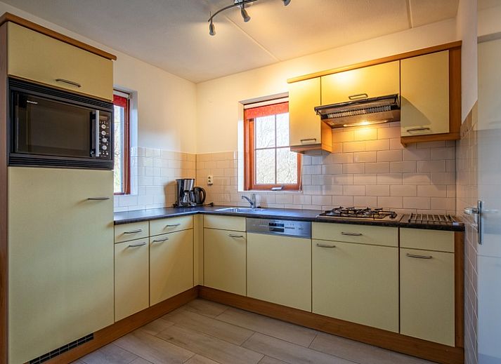 Ferienhaus Roggeslootweg Nr. 656 in De Cocksdorp, Texel, umgeben von gruener Natur und rustikalem Charme auf den Watteninseln.