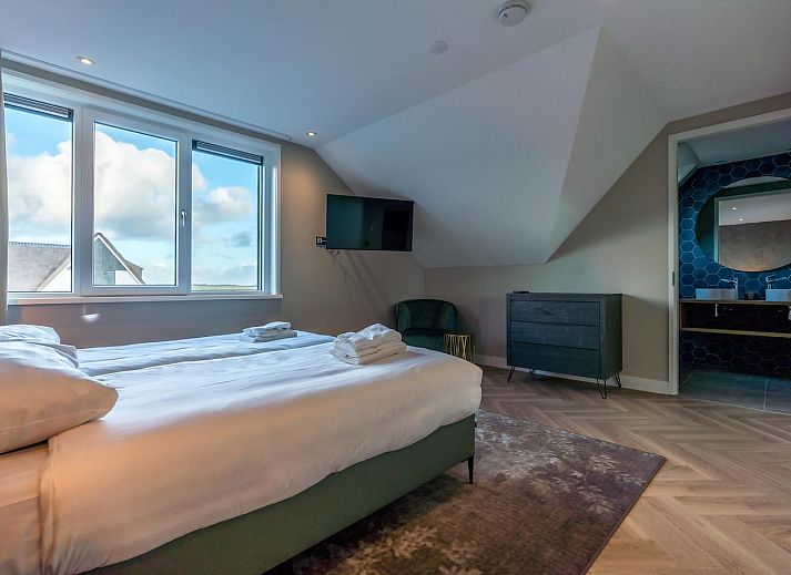 Gezellige zithoek in Princenhof 3 vakantiehuis De Cocksdorp Texel.