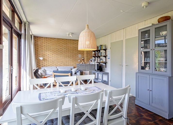 Gezellige woonkamer in Vakantiehuis Slufterhoek 088, De Cocksdorp, Texel.