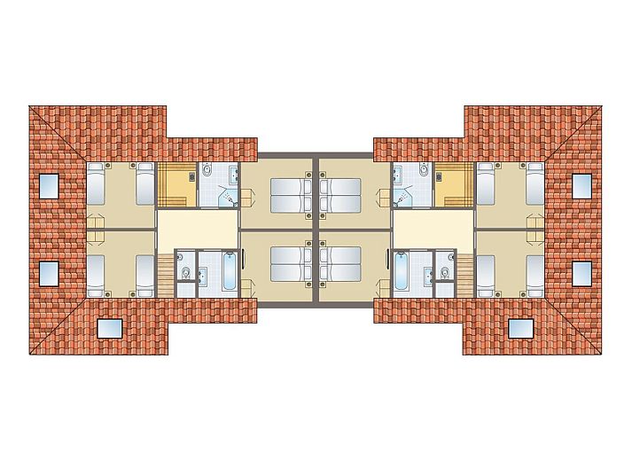 Verblijf 0101273 - Bungalow Texel - Sluftervallei | 24-persoons bungalow - Breed toegankelijk | 