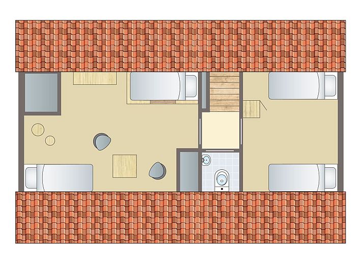 Unterkunft 0101365 - Bungalow Texel - Sluftervallei | 6-persoons kinderbungalow | 6CK