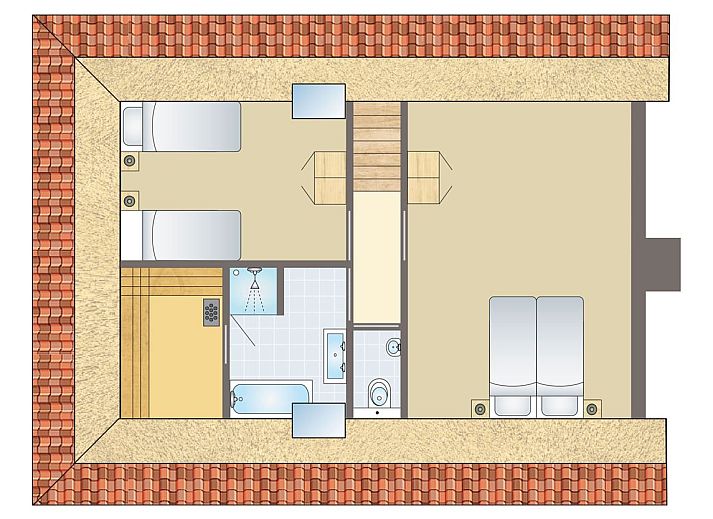 Verblijf 0101394 - Bungalow Texel - Sluftervallei | 6-persoons bungalow - Breed toegankelijk | 6