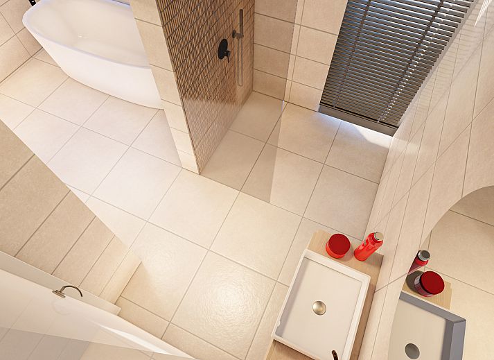 Freistehendes Haus in De Cocksdorp auf Texel, ein modernes Ferienhaus mit grnem Garten und sonniger Umgebung auf den Watteninseln.