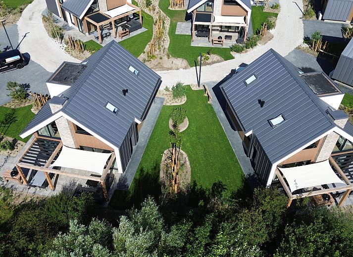 Freistehendes Haus in De Cocksdorp auf Texel, ein modernes Ferienhaus mit grnem Garten und sonniger Umgebung auf den Watteninseln.