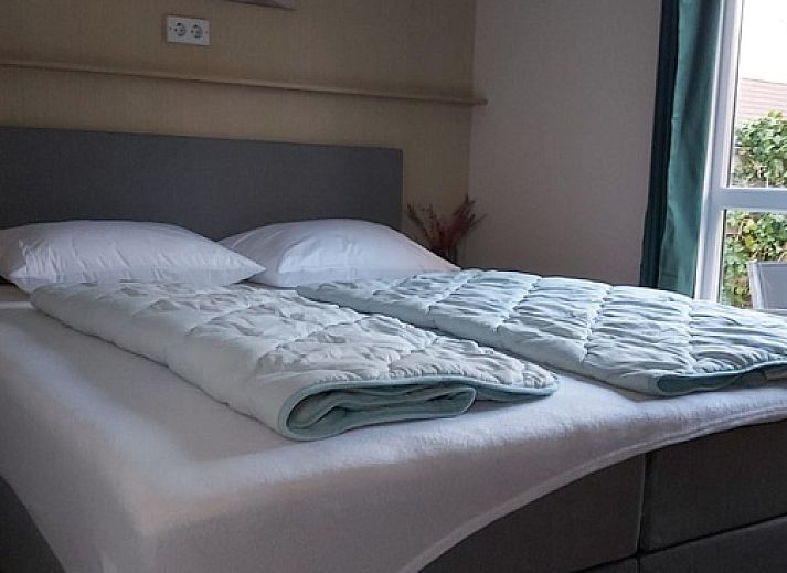 Chalet Duunzicht in De Cocksdorp, Texel offers a serene garden overlooking grazing cows, ideal for nature lovers on the Wadden Islands.