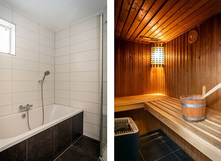 Vacation home F 549 in De Cocksdorp, Texel, offers a charming exterior with spacious garden and terrace, ideal for a relaxing stay on the Wadden Islands.