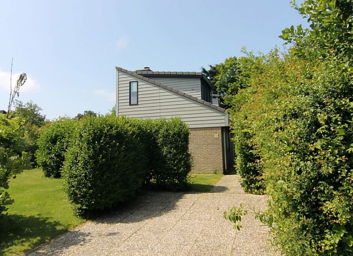 Vakantiehuis C 321 in De Cocksdorp, Texel omgeven door groene natuur en zonnige tuinpaden, ideaal voor een ontspannen verblijf op de Waddeneilanden.