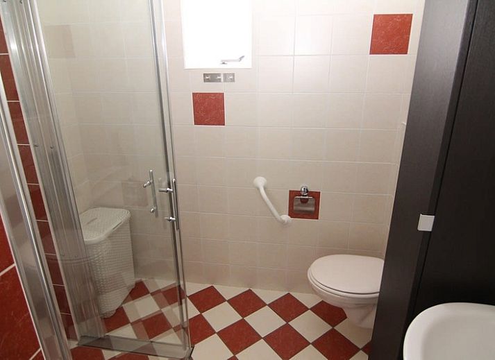 Vakantiehuis D 441 in De Cocksdorp op Texel, omringd door groene natuur en een uitnodigend terras voor een ontspannen verblijf.