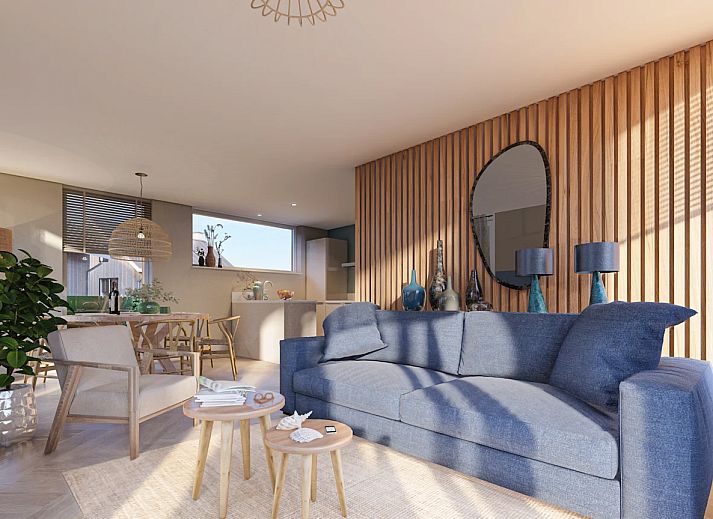 Detached house in De Cocksdorp, Texel offers beautiful views of nature from this modern vacation home on the Wadden Islands.