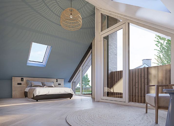 Detached house in De Cocksdorp on Texel with modern veranda, surrounded by nature on the Wadden Islands, ideal vacation home.