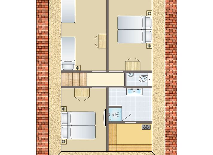 Verblijf 0101682 - Bungalow Texel - Sluftervallei | 8-persoons bungalow | 8L
