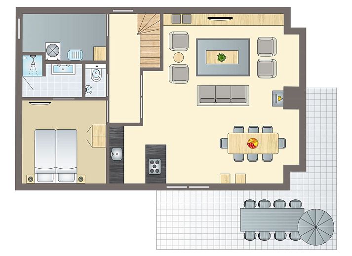 Verblijf 0101684 - Bungalow Texel - Sluftervallei | 8-persoons bungalow - Breed toegankelijk | 8
