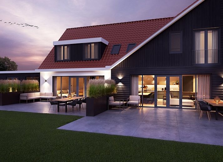 6 persoons vakantiewoning in De Cocksdorp, Texel met ruime buitenruimte en prachtig uitzicht op de Waddeneilanden.