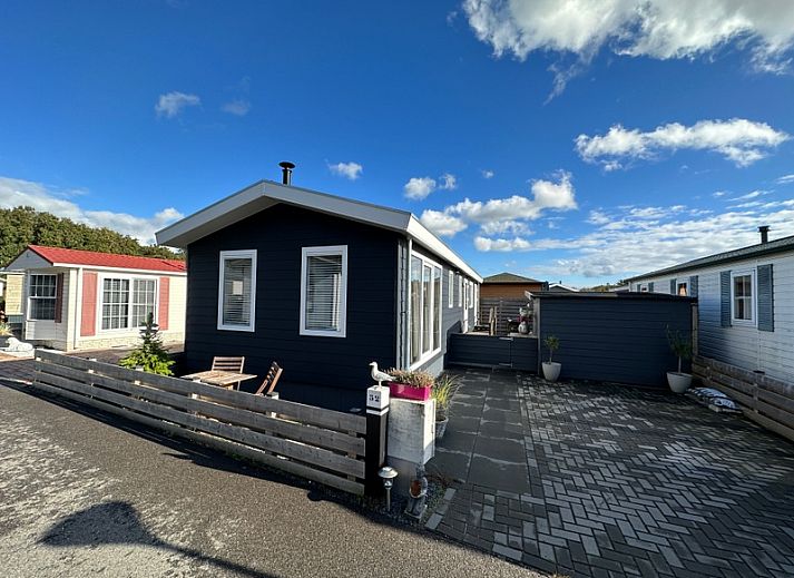 Plattegrond van Chaletpark Bregkoog in De Koog, Texel, met locatie Chalet Bregkoog 52 aangegeven.