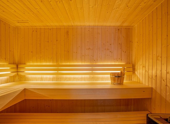 Gezellige zithoek in Appartement Juliana 140 Eiland en Zeezicht, De Koog, Texel met uitzicht op zee.