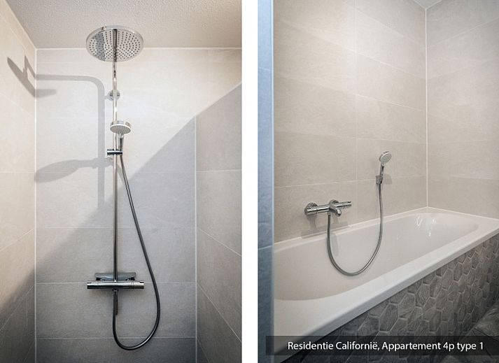 Stijlvolle zithoek in Type 1 vakantiewoning, De Koog, Texel met moderne inrichting en uitzicht op de natuur.