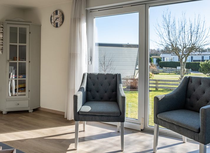 Vakantiehuis Chalet Bregkoog 207 op Texel met zonnige tuin.