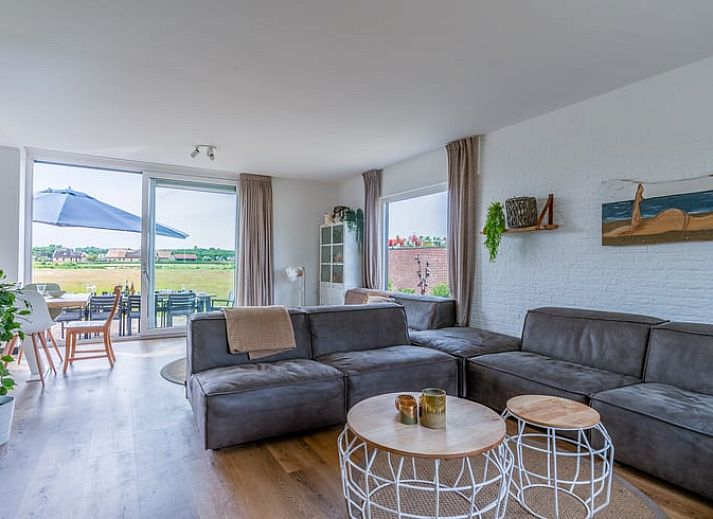 Huisje in De Koog, Texel, vakantiehuis met ruime tuin en terras met uitzicht op de Waddeneilanden.