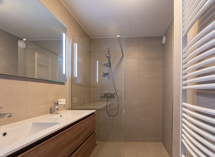 Comfortabele zithoek in Appartement Juliana 046 met uitzicht op zee, De Koog, Texel.