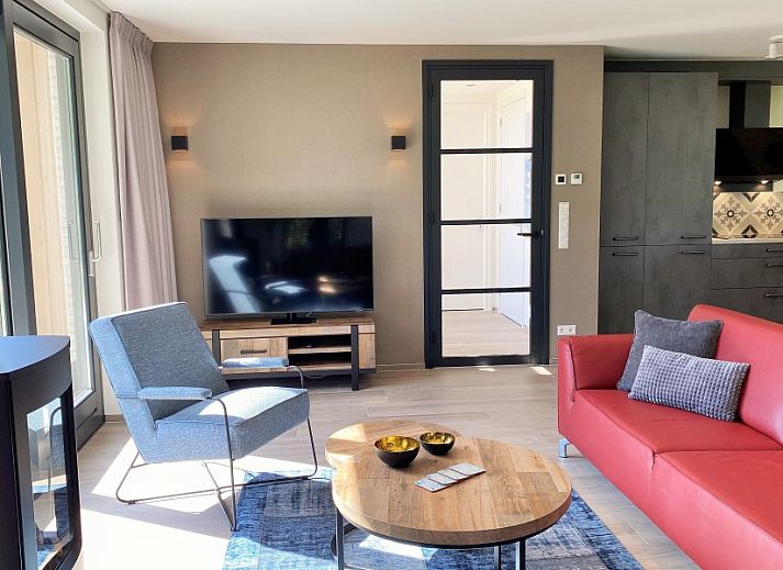 Gezellige buitenkant van 6 Pers.Landhuis de Luxe Eldorado Texel, vakantiehuis in De Koog.