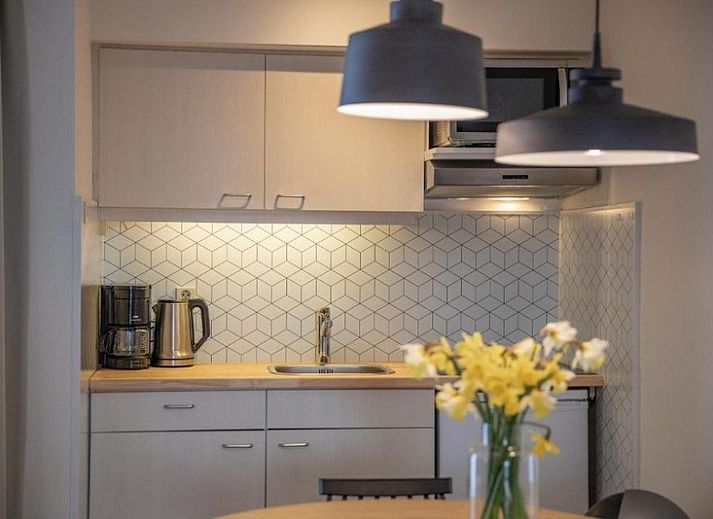 Appartement 2 persoons in De Koog Texel, vakantieverblijf met balkon en terras, Waddeneilanden.