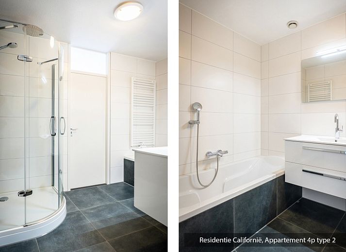 Moderne keuken in Type 2 vakantiewoning, De Koog, Texel, Waddeneilanden.