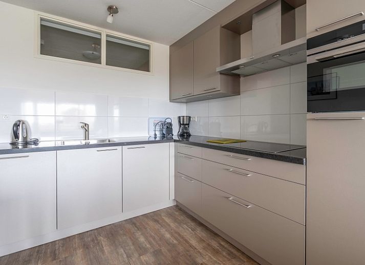 Gezellige zithoek in Appartement Juliana 096 Eiland en Zeezicht, De Koog, Texel met prachtig uitzicht.