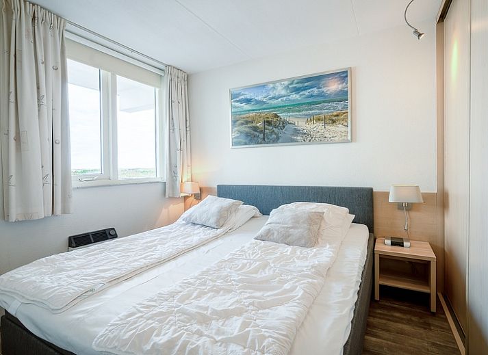 Gezellige zithoek in Appartement Juliana 096 Eiland en Zeezicht, De Koog, Texel met prachtig uitzicht.