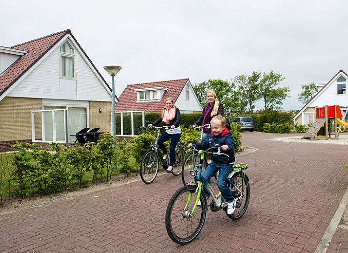 Villa 3 in De Koog, Texel met zonnig terras en groene tuin voor ontspanning.