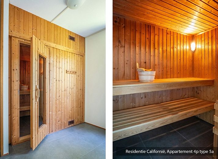 Sfeervolle slaapkamer in Type 5A vakantiewoning, De Koog, Texel met uitzicht op vuurtoren.
