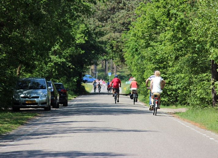 Comfortabele woonkamer in 6-pers. Vakantiehuis met Sauna in De Koog, Texel, Waddeneilanden.