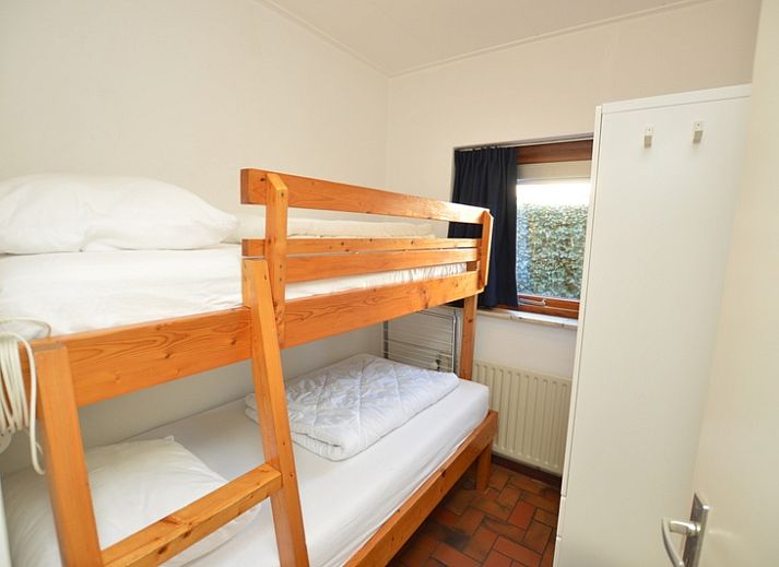 Lichte woonkamer van Orchismient 18 klein, vakantiehuis in De Koog, Texel.