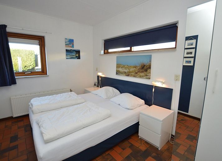 Lichte woonkamer van Orchismient 18 klein, vakantiehuis in De Koog, Texel.