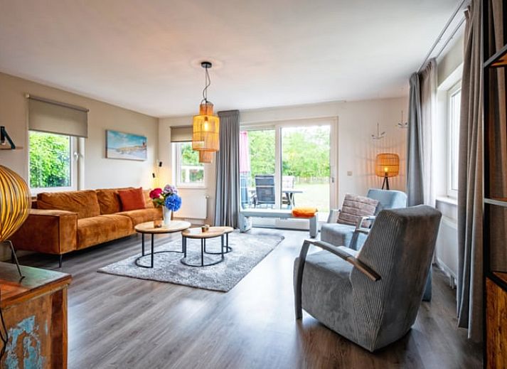 Vakantiehuisje in Den Burg, Texel met ruime tuin en terras. Geniet van de rust en natuur op de Waddeneilanden vanuit deze gezellige vakantiewoning.