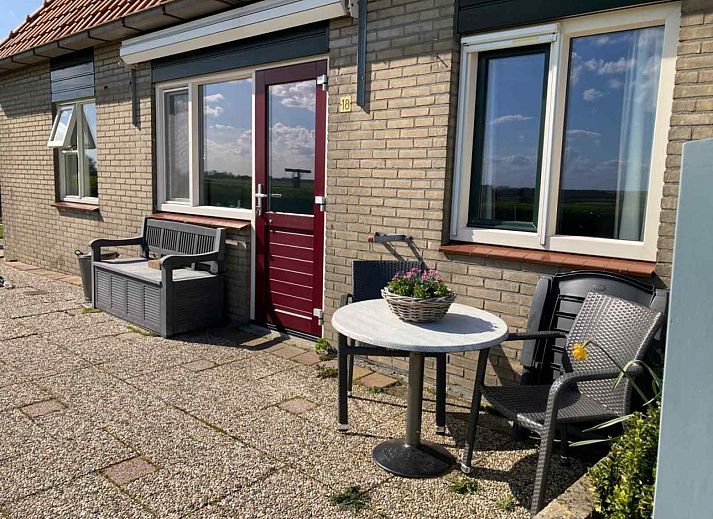 Gezellige woonkamer van NH198 vakantiehuis in Den Burg Texel.