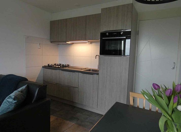 Uitzicht op het strand nabij NH198 vakantiehuis in Den Burg Texel.