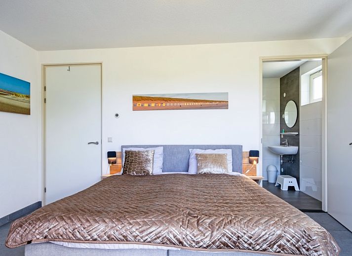 View of the green surroundings of Wulpenweid 12 A Lammetje in De Dennen, Texel.