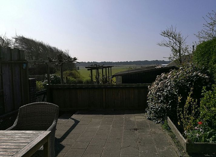 Klif 1 Wohnung 1 in Den Hoorn Texel, Ferienhaus mit Blick auf die schneebedeckte Vorderseite, Watteninseln.