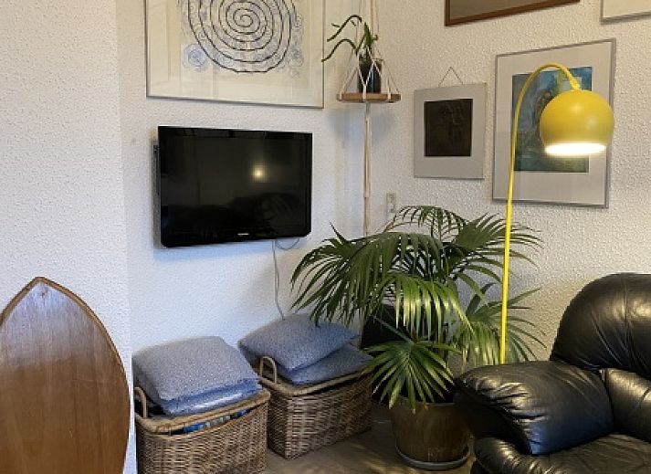 Klif 1 Wohnung 1 in Den Hoorn Texel, Ferienhaus mit Blick auf die schneebedeckte Vorderseite, Watteninseln.