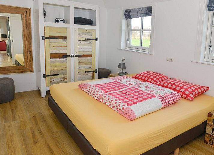 Charmante Fassade des Ferienhauses Anja Hoeve - Sonja auf Texel, Wadden Islands.